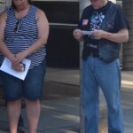 Post 594 Flag Day 2017 - Post 594 Chaplain reads a prayer. Post 594 Flag Day 2017